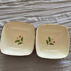 Lenox Holiday sauce/ dip bowl